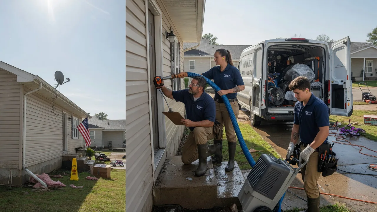 Ceiling Water Damage Restoration in Leechburg, PA near me